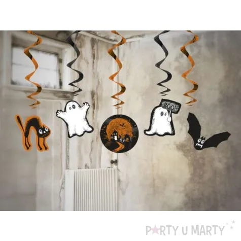 swiderki wiszace boo partydeco 60 cm 5 szt
