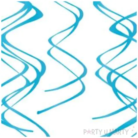 swiderki wiszace classic blekitne partypal 60 cm 5szt