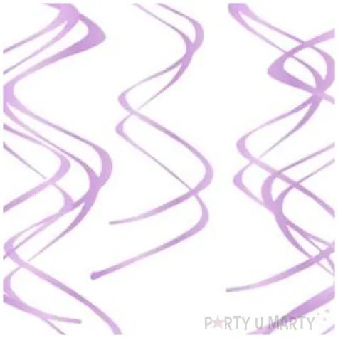 swiderki wiszace classic fioletowe partypal 60 cm 5szt