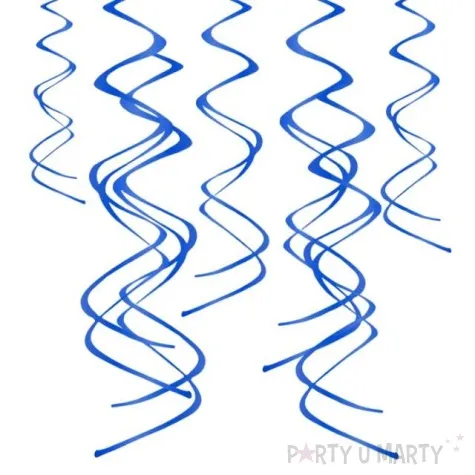swiderki wiszace classic niebieskie partypal 60 cm 5szt