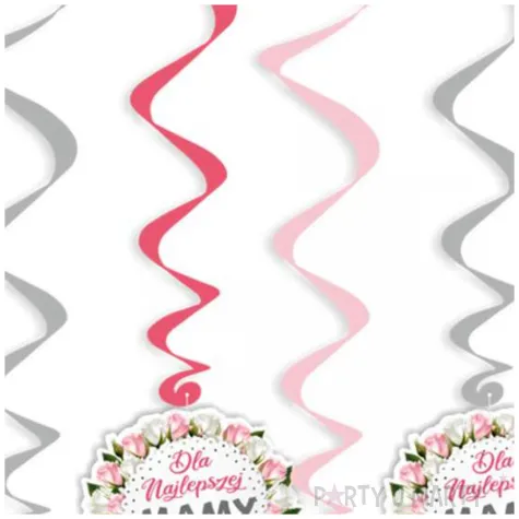 swiderki wiszace dzien matki dla najlepszej mamy mix 6 szt