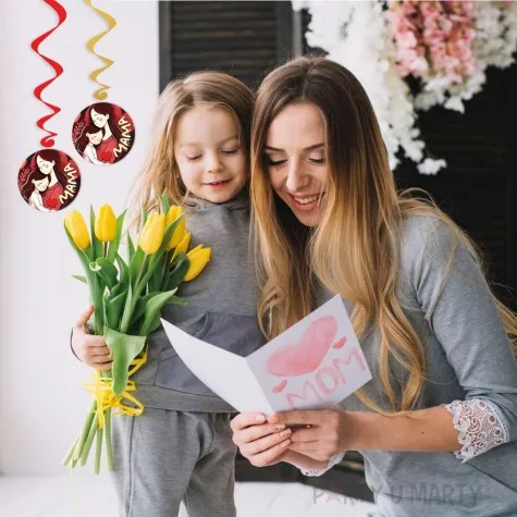 swiderki wiszace dzien matki mama i corka mix 6 szt