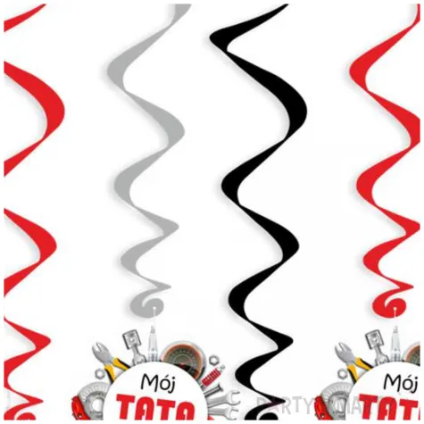 swiderki wiszace dzien ojca moj tata to debesciak mix 6 szt