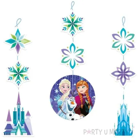 swiderki wiszace frozen kraina lodu procos 3 szt