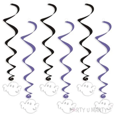 swiderki wiszace halloween duszki 6 szt