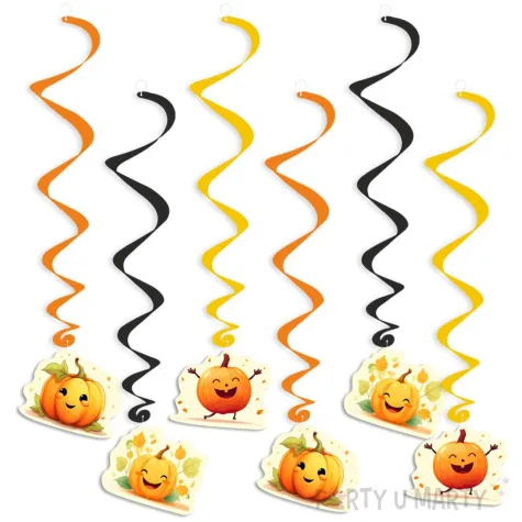 swiderki wiszace happy halloween swieto dyni mix 6 szt