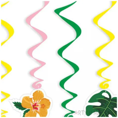 swiderki wiszace hello aloha flaming mix 6 szt