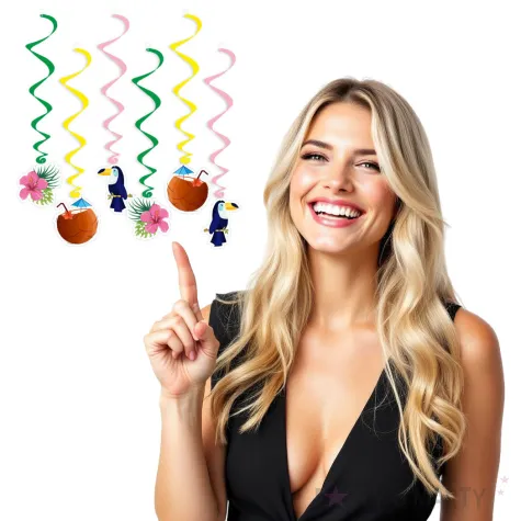 swiderki wiszace hello aloha tukan mix 6 szt