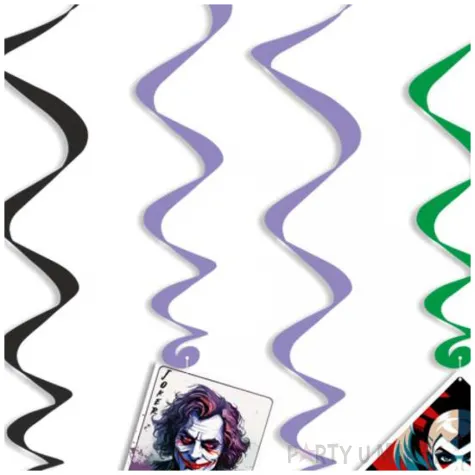 swiderki wiszace joker harley mix 6 szt