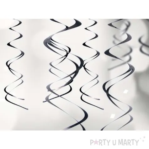 swiderki wiszace kolor czarne 5 szt