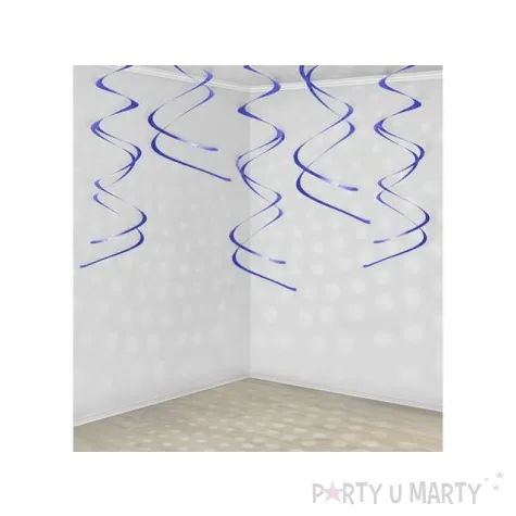 swiderki wiszace kolor niebieskie 5 szt