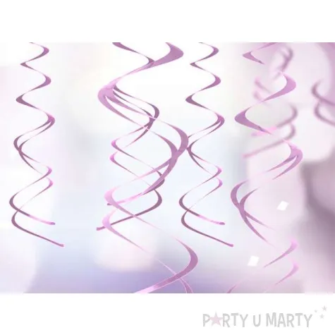 swiderki wiszace kolor rozowe 5 szt