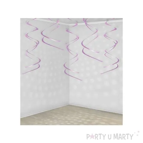 swiderki wiszace kolor rozowe 5 szt