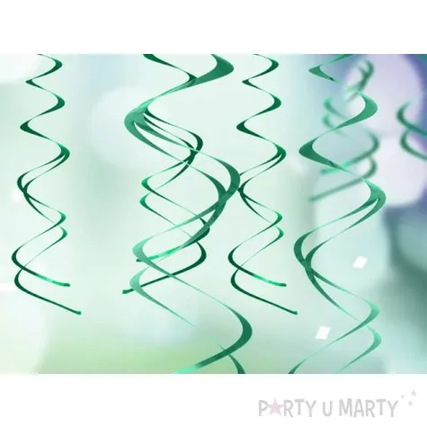 swiderki wiszace kolor zielone 5 szt