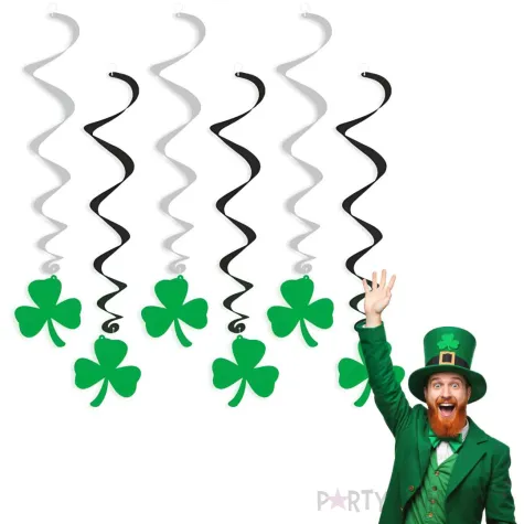 swiderki wiszace koniczynka swieto patryka mix 6 szt