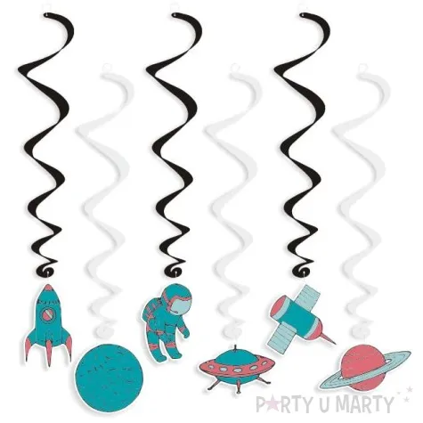 swiderki wiszace kosmos wszechswiat 6 szt