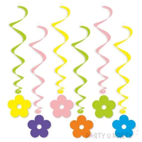 swiderki wiszace kwiatki szkolne 6 szt