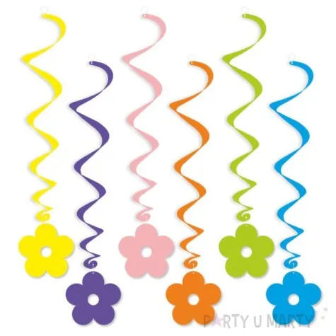 swiderki wiszace kwiatki szkolne 6 szt