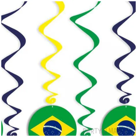 swiderki wiszace panstwa swiata brazylia 6 szt