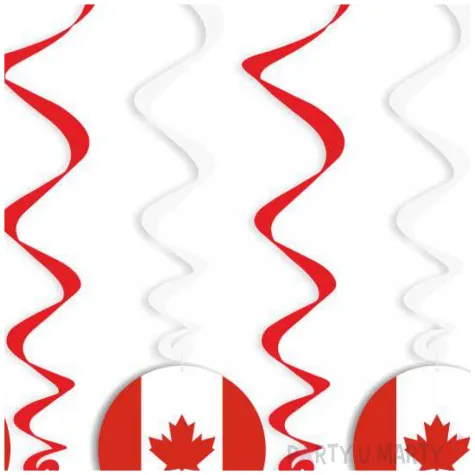 swiderki wiszace panstwa swiata kanada 6 szt