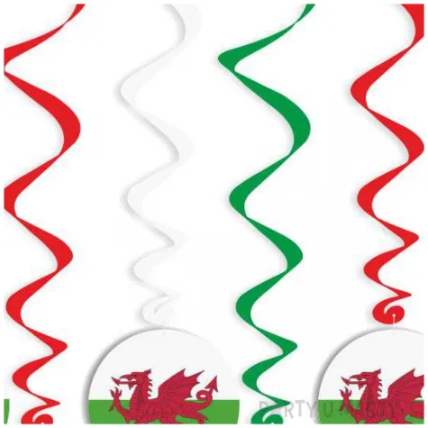 swiderki wiszace panstwa swiata walia 6 szt