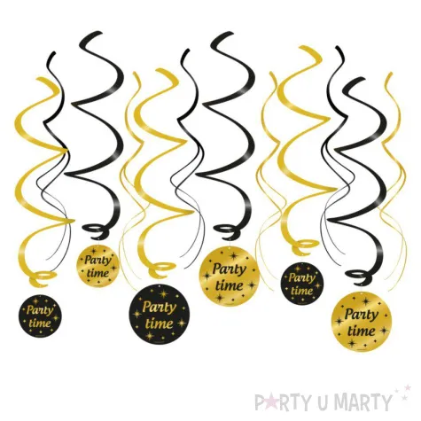 swiderki wiszace party time classy party 12 szt pd party