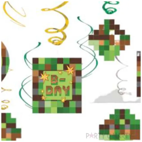 swiderki wiszace piksel tnt party amscan