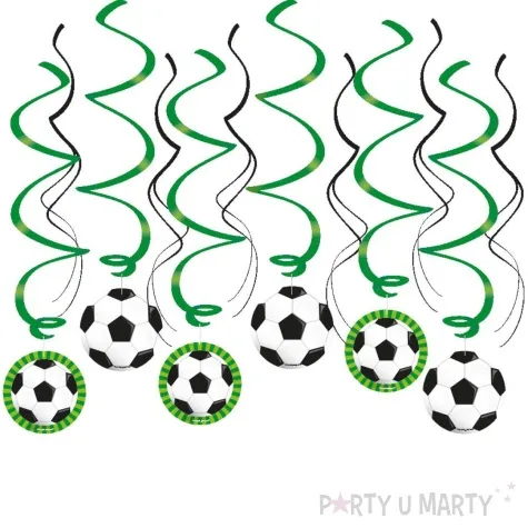 swiderki wiszace pilka nozna pd party 12 szt