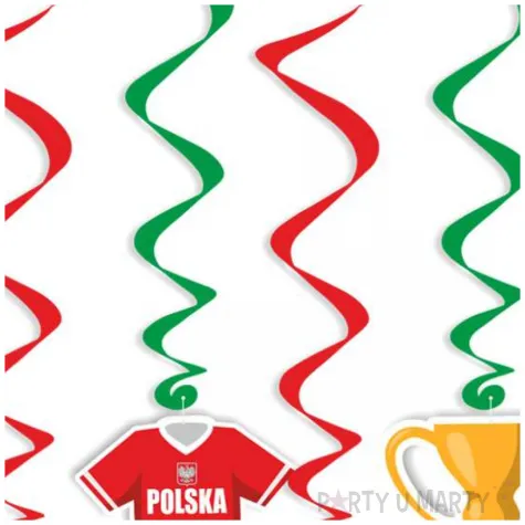 swiderki wiszace pilka nozna polska mix 6 szt