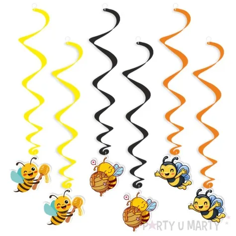 swiderki wiszace pszczolki prymulki mix 6 szt