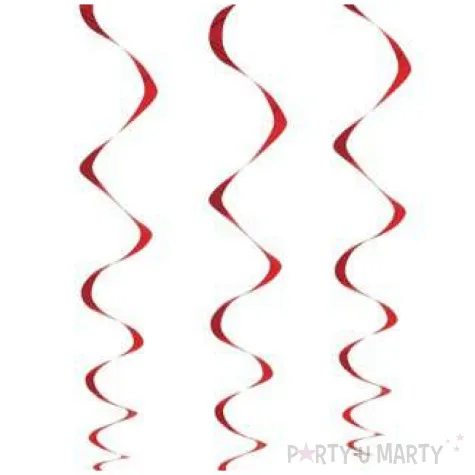 swiderki wiszace serduszka unique 66 cm 3 szt