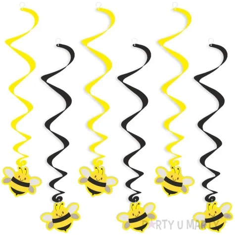 swiderki wiszace sloneczne pszczolki mix 6 szt