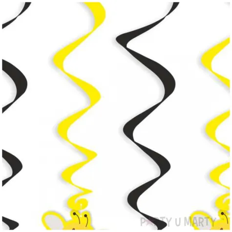 swiderki wiszace sloneczne pszczolki mix 6 szt