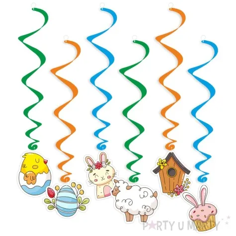 swiderki wiszace wielkanocna radosc z dodatkiem zieleni 6 szt