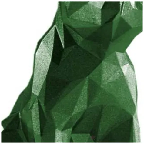 swieca buldog zielony metalik candellana