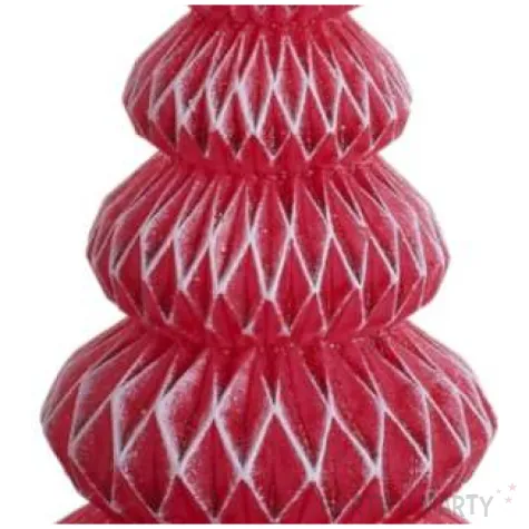 swieca choinka chanel czerwona bartek candles 105 mm