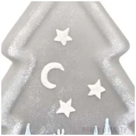 swieca choinka renifer szara adpal 170 140 mm