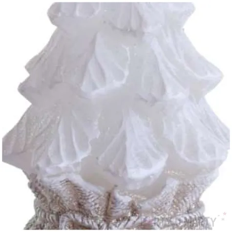 swieca choinka w worku ecru bartek candles 130 mm