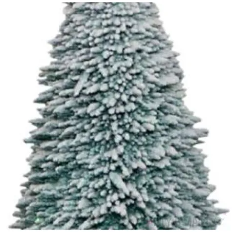 swieca choinka welurowa zielona adpal 135 100 mm