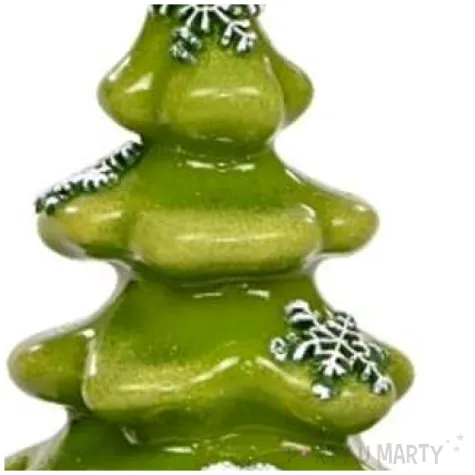 swieca choinka zimowe rekawiczki oliwkowa adpal 120 80 mm