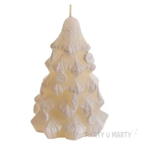 swieca christmas wonders choinka ecru bartek candles 75 mm