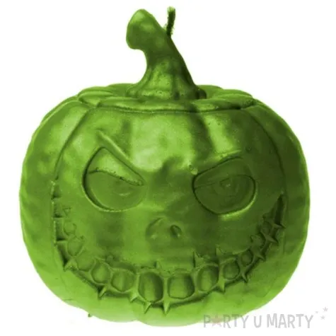 swieca dynia halloweenowa limonka perla candellana