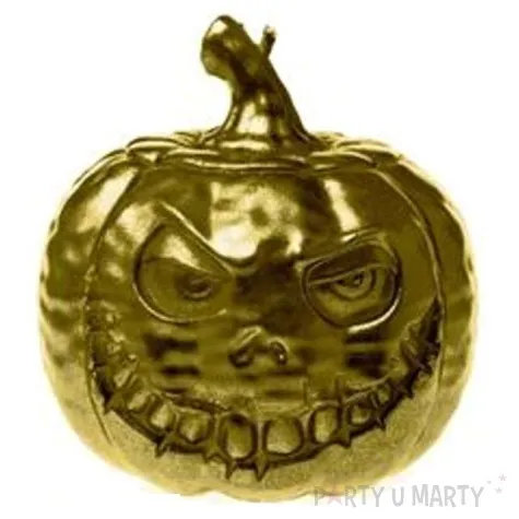 swieca dynia halloweenowa zlota candellana 9 5 mm