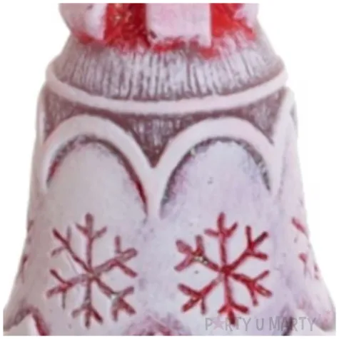 swieca dzwoneczek swiateczny biala bartek candles 50 mm