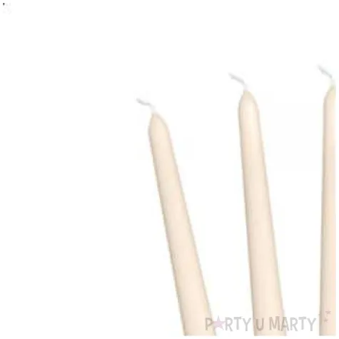 swieca gastronomiczna mat 21 cm krem 30 szt