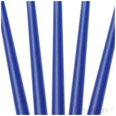 swieca gastronomiczna mat 21 cm niebieska 30 szt