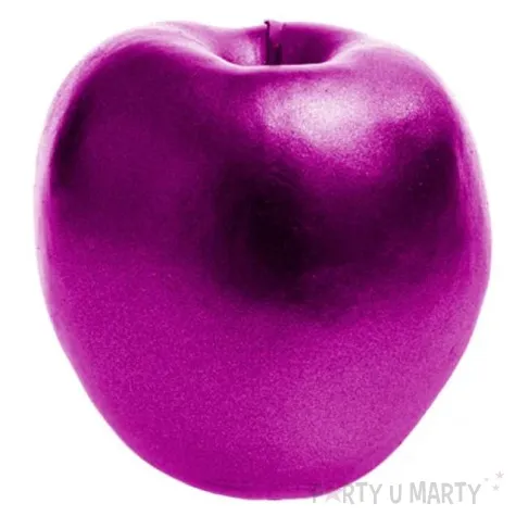 swieca jablko rozowy metalik candellana