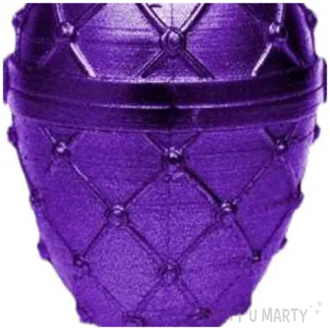 swieca jajo faberge fioletowa candellana