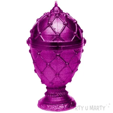swieca jajo faberge rozowa candellana