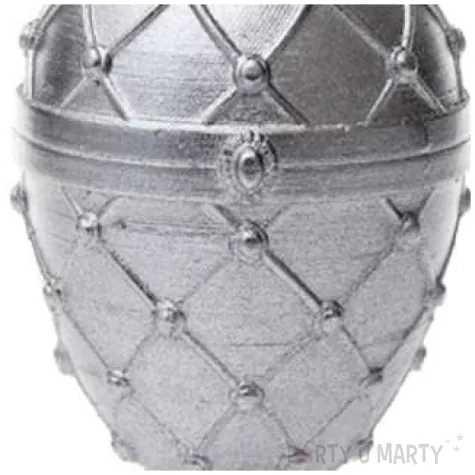 swieca jajo faberge srebrna candellana
